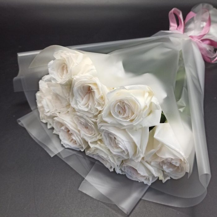 Букет «Белых пионовидных роз», фото 4